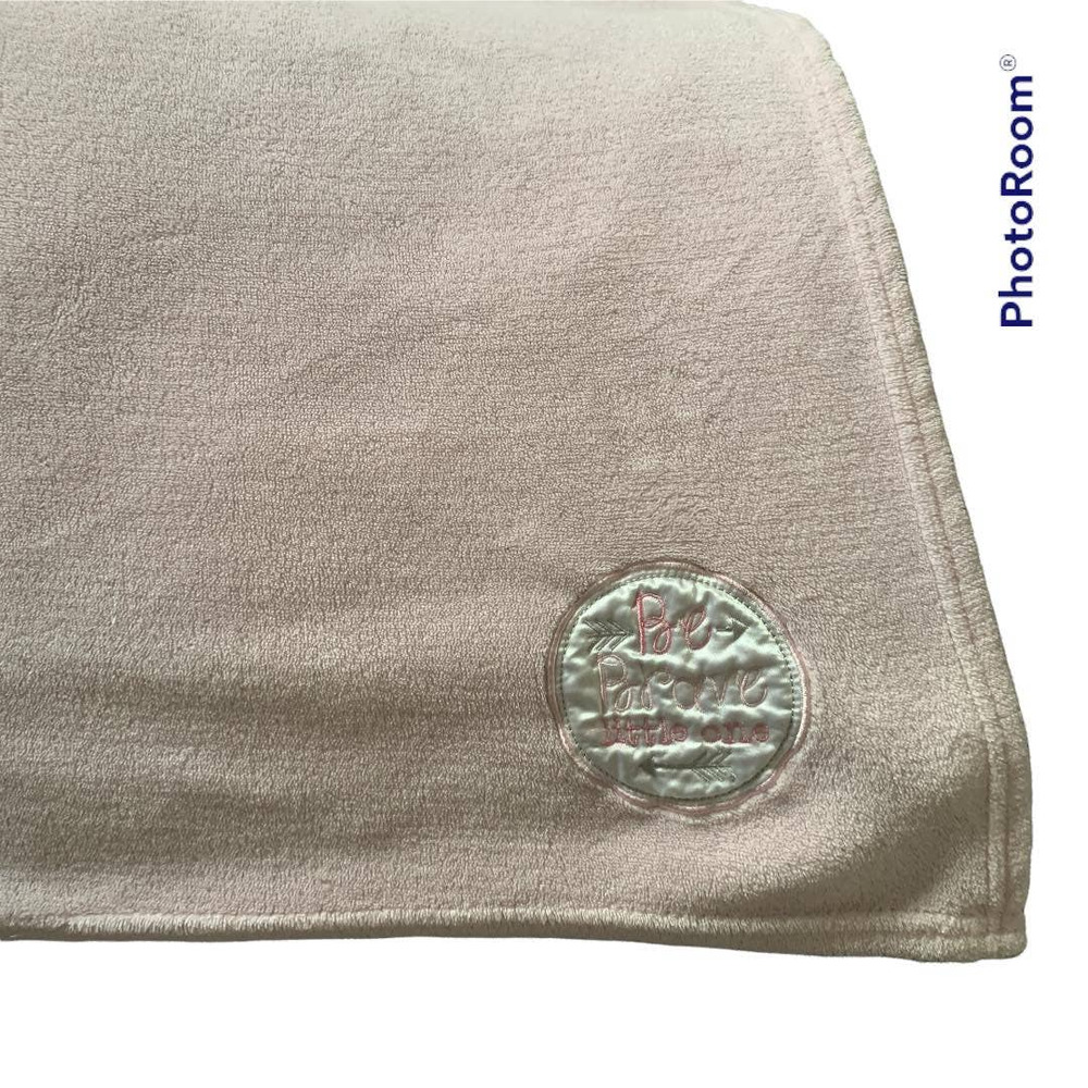 Swiggles ? RN 67227 Be Brave Little One Pink Baby Security Blanket Lovey Plush